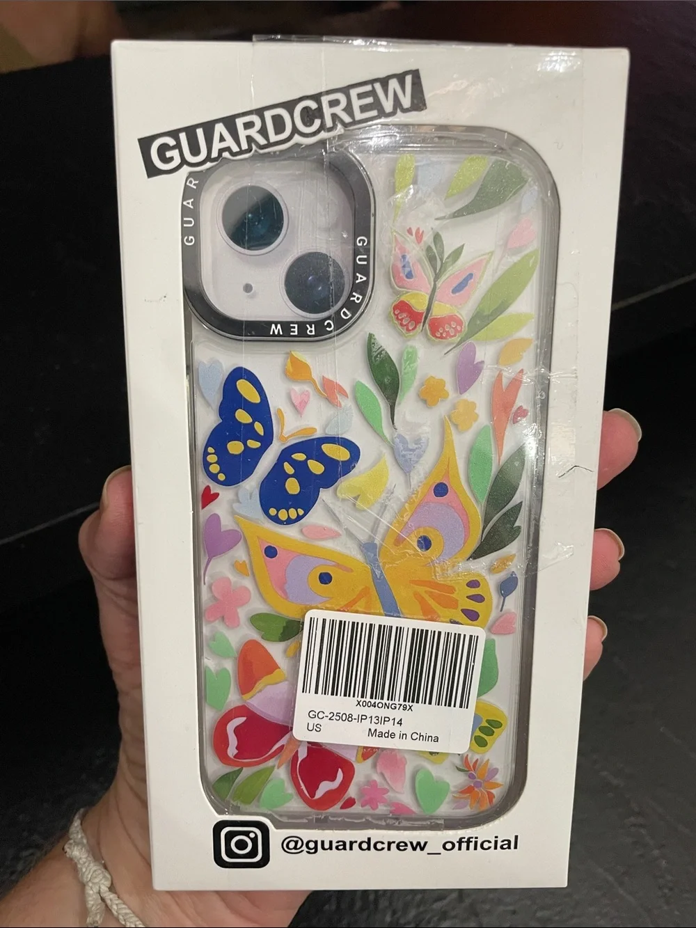 Floral Butterfly iPhone 14 Case – Multicolor